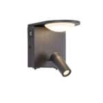 4064-2W, настенный светильник, D135xW120xH170, 1xLEDx3W + 1xLEDx5W, 640LM, 4000K, included, switch, USB