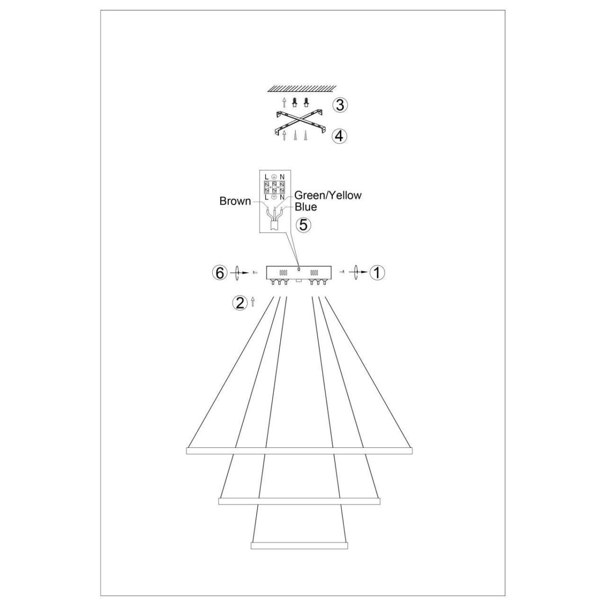 4591-220-9CH, потолочная чаша, D220xH40, цвет хром — изображение 6