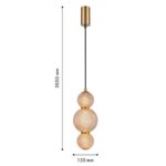 4612-1P, подвес, D130xH440/2050, LEDx7W, 910LM, 3000K, included — изображение 2