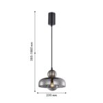 4351-1P, подвес, D230xH385/1885, 1xG9LEDx5W, excluded — изображение 2