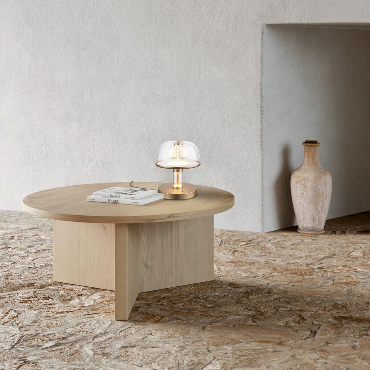 4312-1T, настольный светильник, D230xH275, LEDx12W, 600LM, 4000K, CRI>90, included, switch, dimmer — изображение 4