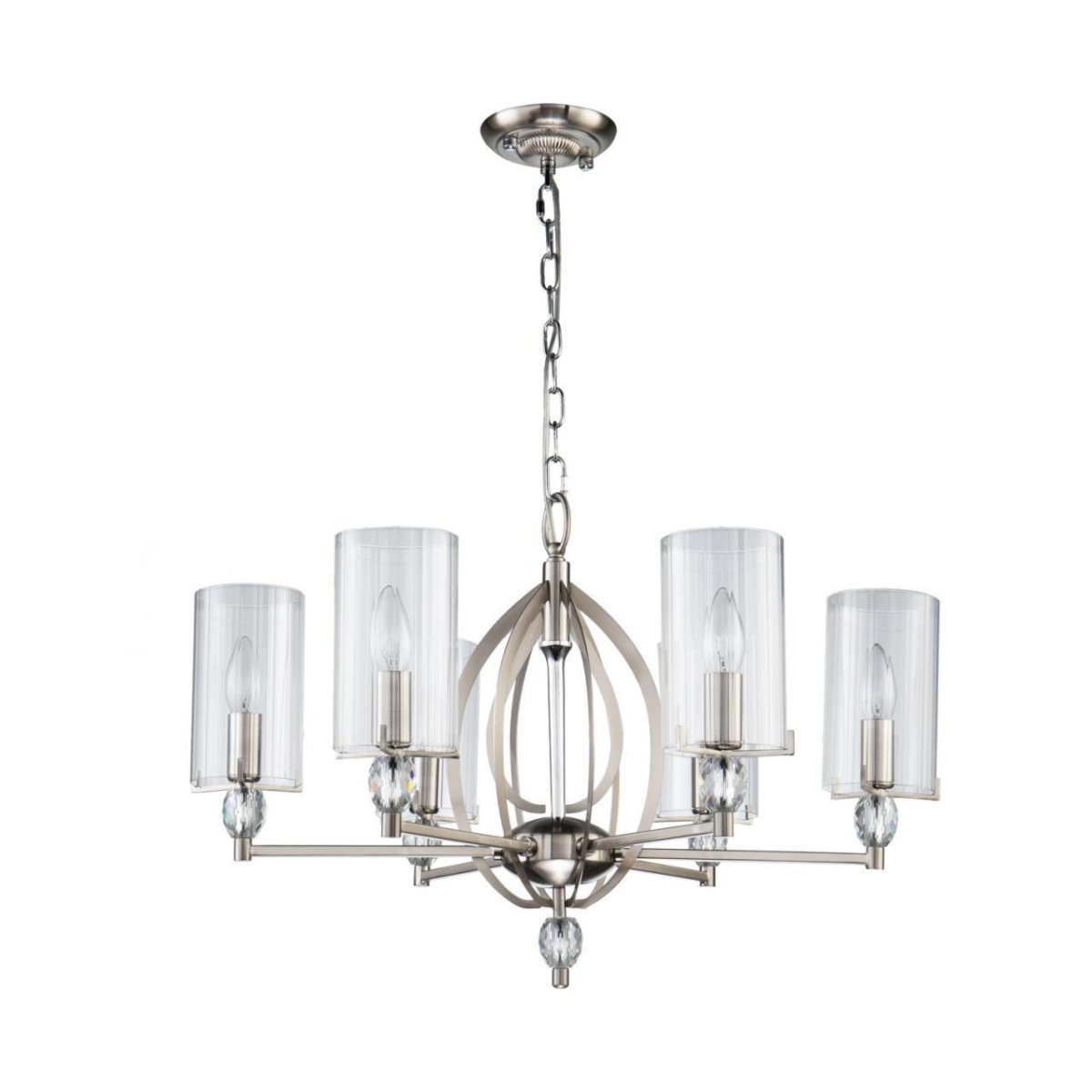 2704-6P, подвесная люстра, D650xH420/1420, 6xE14x40W, excluded — изображение 2