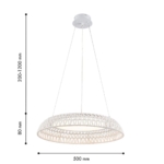 4751-5P, Подвесная люстра, D500xH200/1300, LEDx20W, 1200LM, 3000K, included — изображение 3