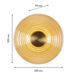 4571-1W1, настенный светильник, D90xW300xH300, LEDx12W, 800LM, 4000K, included — изображение 2