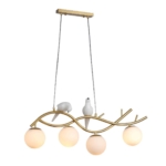 2742-4P, подвесная люстра, L820xW130xH250/1000, 4xE27x60W, excluded