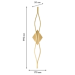 4741-2W, настенный светильник, D50xW170xH990, LEDx26W, 1800LM, 4000K, included — изображение 3