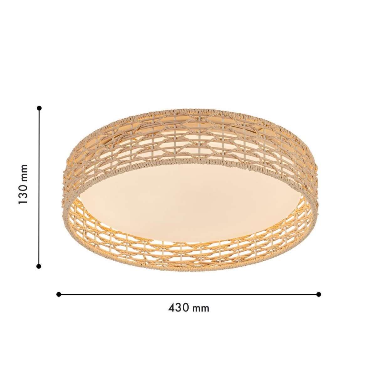 4749-4C, Потолочный светильник, D430xH100, LEDx25W, 1300LM, 3000/4000/6000K, included, remote control — изображение 3