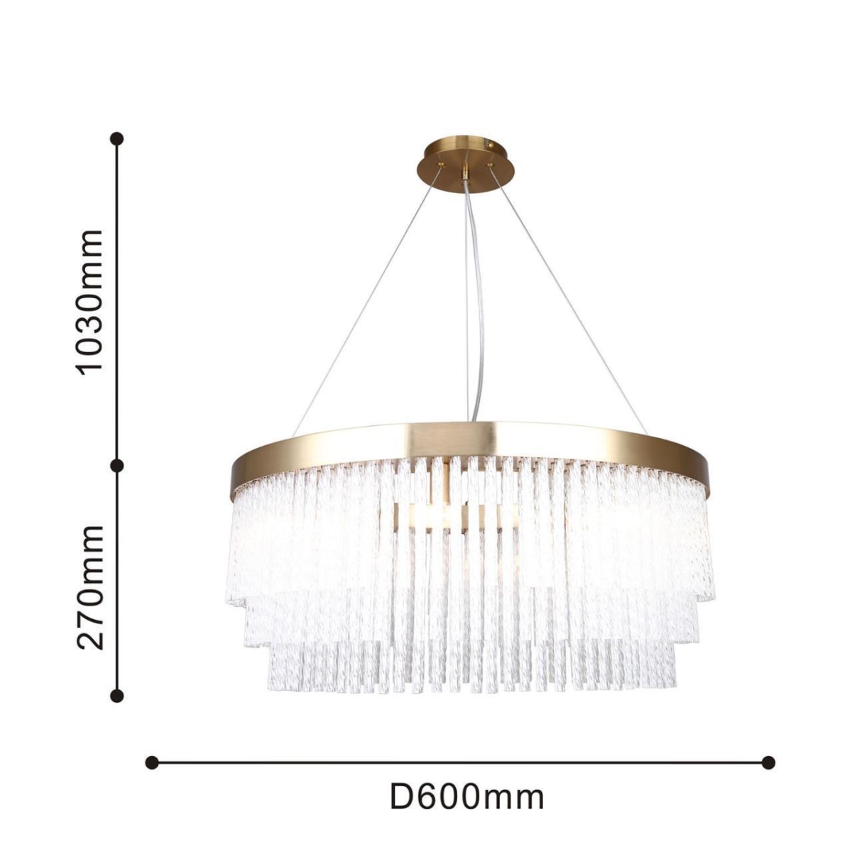 4189-8P, подвесная люстра, D600xH350/1300, 8xG9x40W, excluded — изображение 3