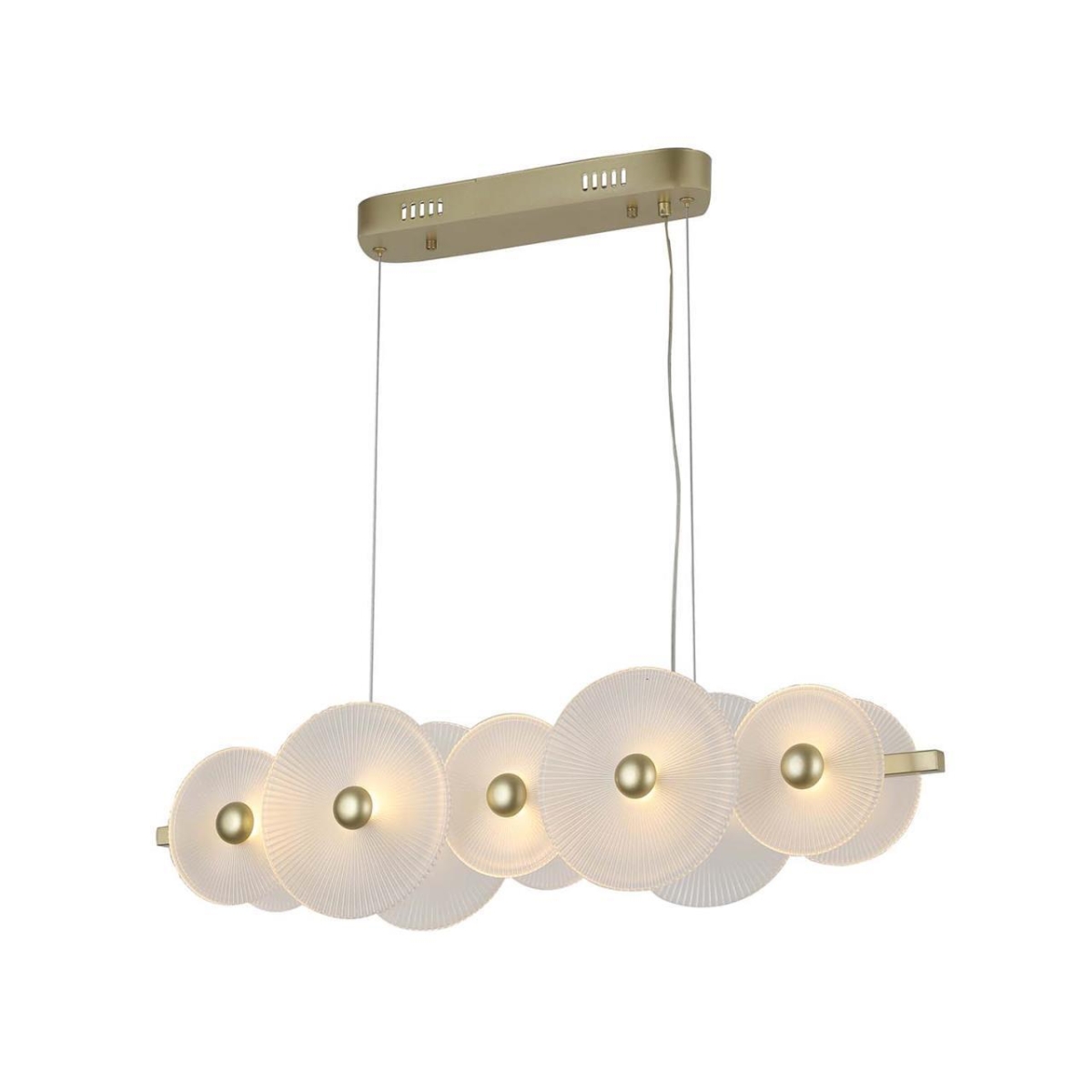 4605-5P, подвесная люстра, L800xW180xH225/1200, 10xLEDx2W, 1600LM, 3000K, included — изображение 1