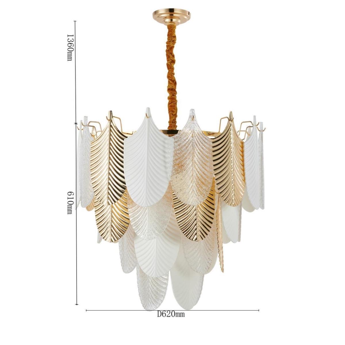 2619-19P, подвесная люстра, D620xH610/1970, 19xE14x40W, excluded — изображение 3