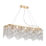 4724-10P, подвесная люстра, L1000xW280xH800/1300, 10xE14x40W, excluded — изображение 2