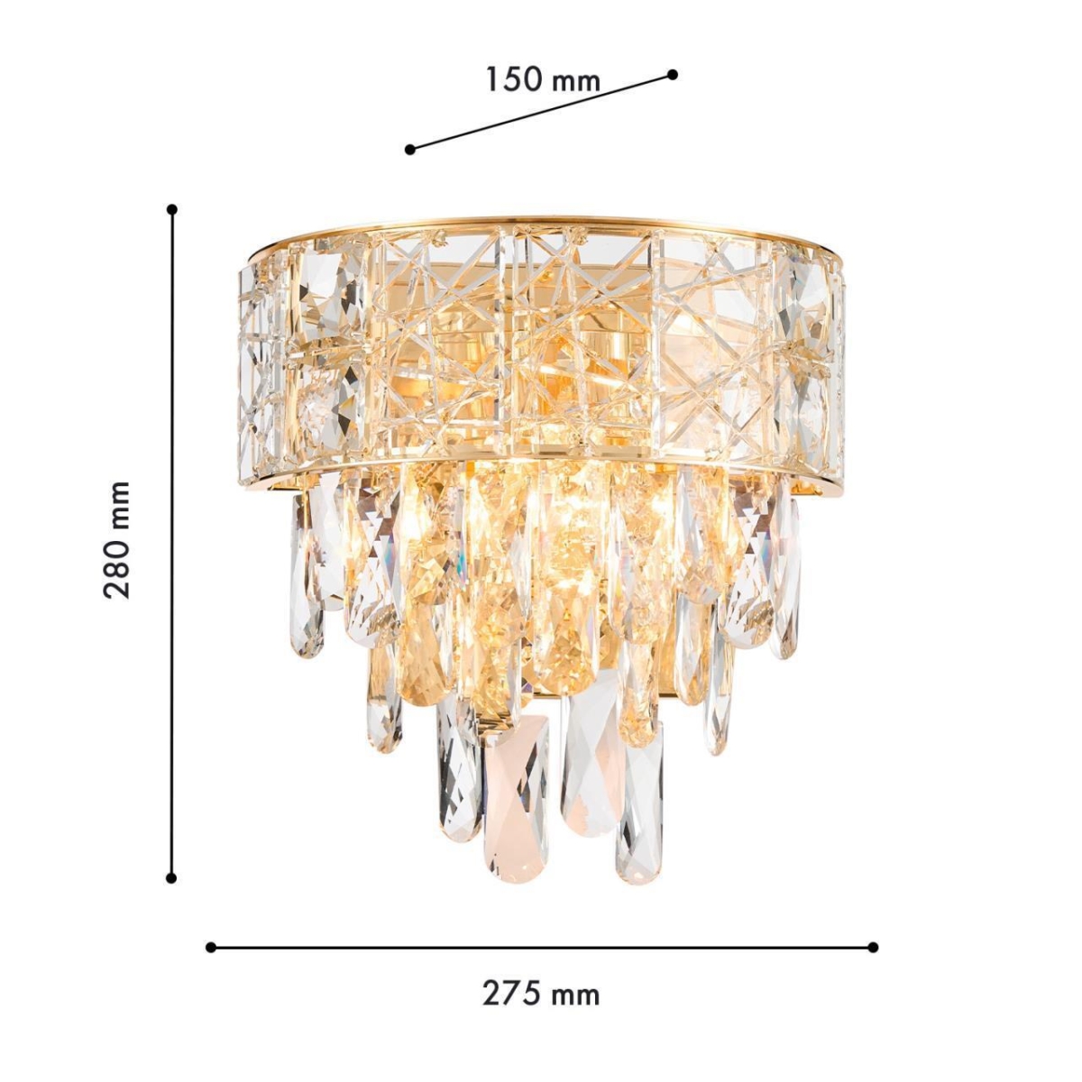 4720-2W, настенный светильник, D150xW275xH280, 2xE14x40W, excluded — изображение 3
