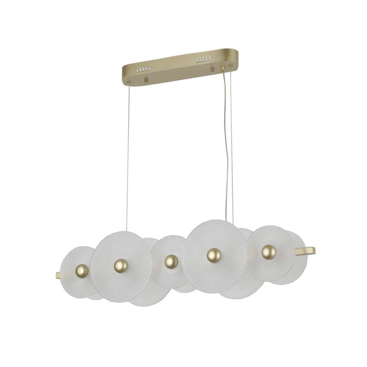 4605-5P, подвесная люстра, L800xW180xH225/1200, 10xLEDx2W, 1600LM, 3000K, included — изображение 2