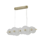 4605-5P, подвесная люстра, L800xW180xH225/1200, 10xLEDx2W, 1600LM, 3000K, included — изображение 2