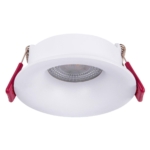 4711-1C, врезной светильник, D85xH33, cutout:D75, 1xGU10x35W, IP20, excluded