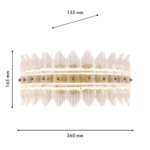 4754-1W, Бра, D155xW360xH165, LEDx14,5W, 1082LM, 3000K, included — изображение 3