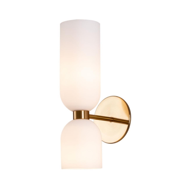 2876-1W, настенный светильник, D165xW130xH360, 2xE14x40W, excluded