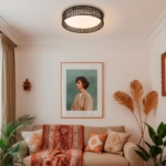 4750-4C, Потолочный светильник, D430xH100, LEDx25W, 1300LM, 3000/4000/6000K, included, remote control — изображение 7