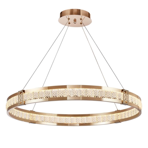 4206-8P, подвесная люстра, D800xH80/1500, 2xLEDx41W, 8200LM, 3000K, included