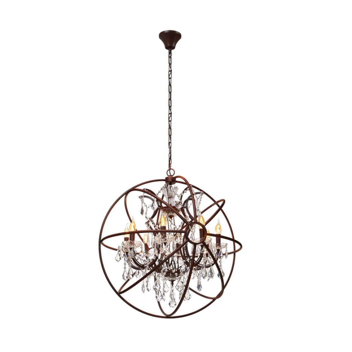 LOFT1897/8 Подвесная люстра LOFT IT Foucaults orb crystal — изображение 1