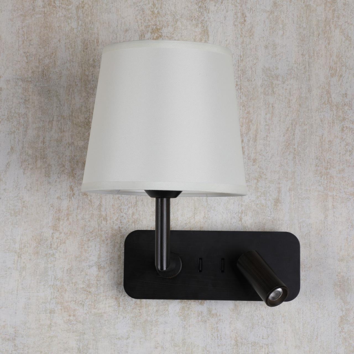 2841-1W, настенный светильник, D225xW240xH260, 1xE27x60W, excluded + 1xLEDx1W, 100LM, 3000K, included — изображение 2