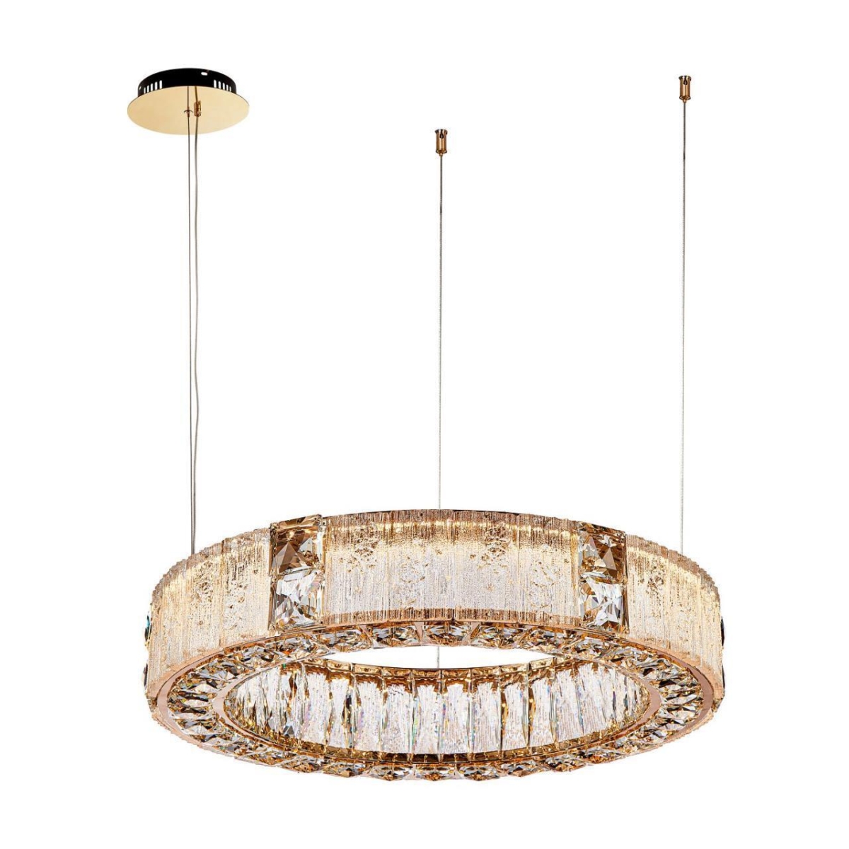 4204-6P, подвесная люстра, D600xH120/1500, LEDx60W, 6000LM, 3000K, included 4204-6P, подвесная люстра, D600xH120/1500, LEDx60W, 6000LM, 3000K, included — изображение 1