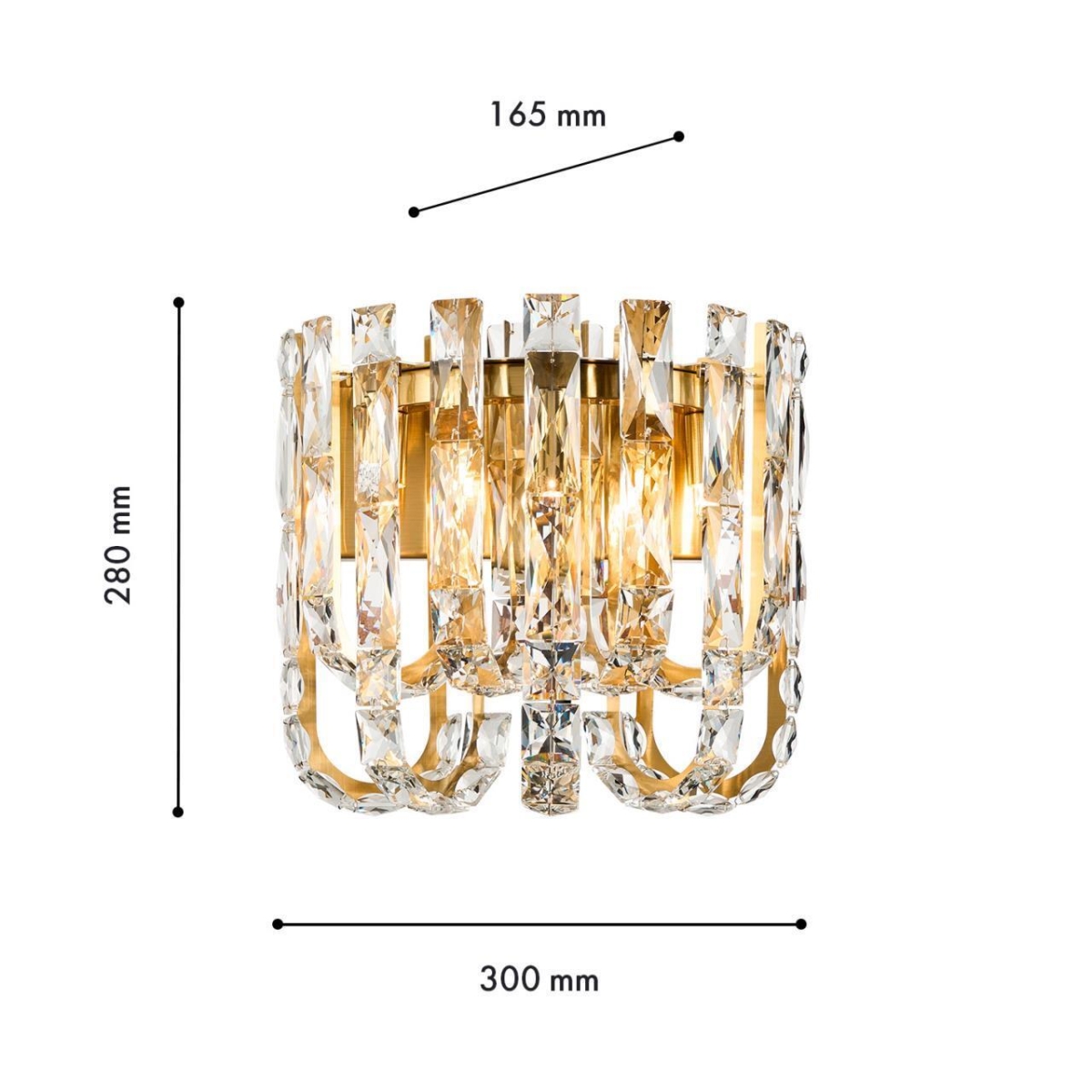 4721-4W, настенный светильник, D165xW300xH280, 4xG9x40W, excluded — изображение 3