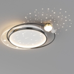 4742-5C, потолочный светильник, L500xW600xH100, LEDx34W/68W, 1800/3000LM, 3000/4500/6000K, included, remote control — изображение 5