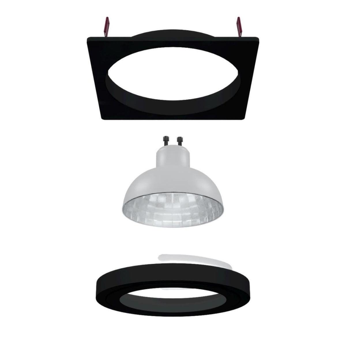 4543-1C, врезной светильник, D92xH28, cutout:D80, 1xGU10x35W, IP20, excluded — изображение 7