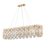 4721-18P, подвесная люстра, L1000xW300xH800/1300, 18xG9x40W, excluded — изображение 2