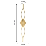 4741-2W, настенный светильник, D50xW170xH990, LEDx26W, 1800LM, 4000K, included — изображение 4