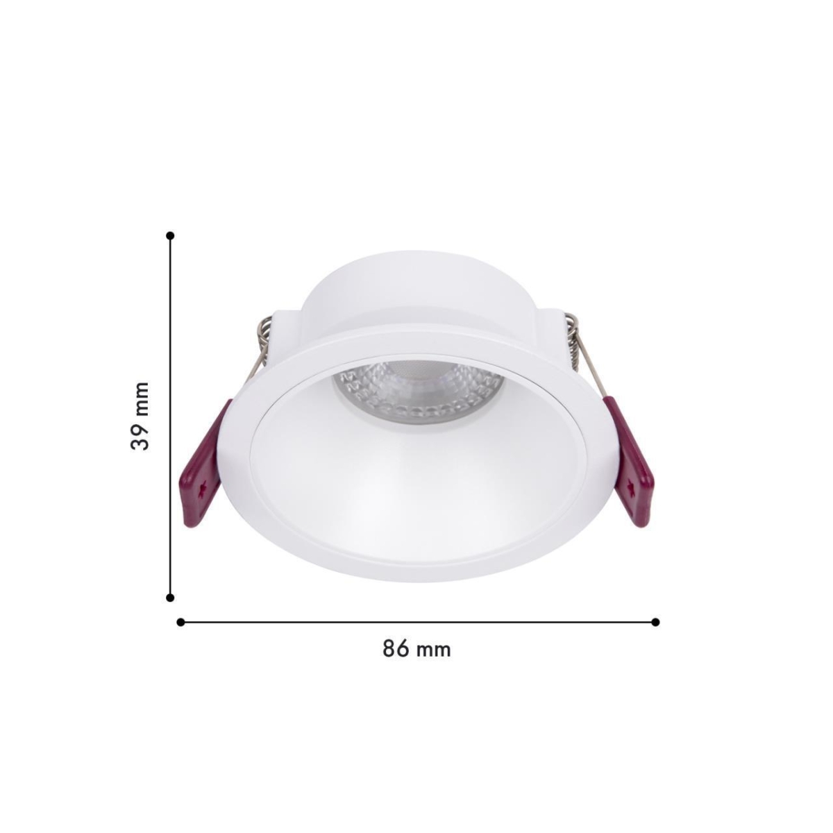 4522-1C, врезной светильник, D86xH39, cutout:D75, 1xGU10x35W, IP20, excluded — изображение 2