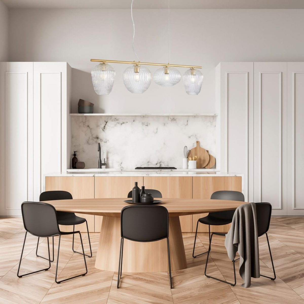 4053-4P, подвесная люстра, L1150xW260xH320/1560, 4xE27x60W, excluded — изображение 8