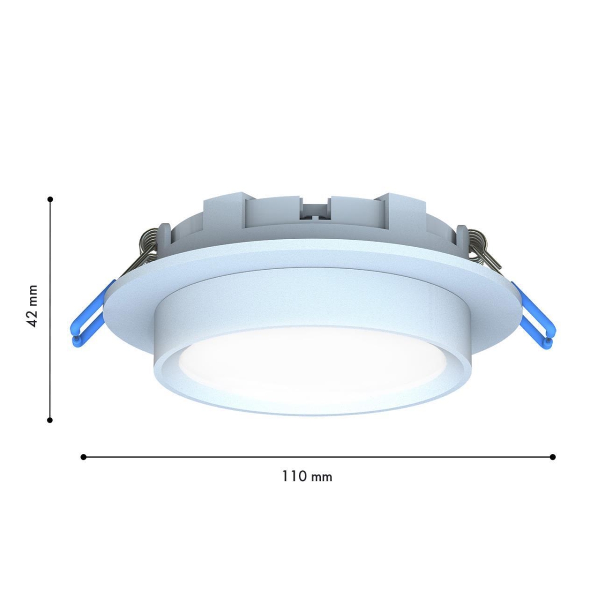 4672-1U, уличный светильник, D110xH42, cutout:D95, 1xGX53LEDx15W, IP44, excluded — изображение 4