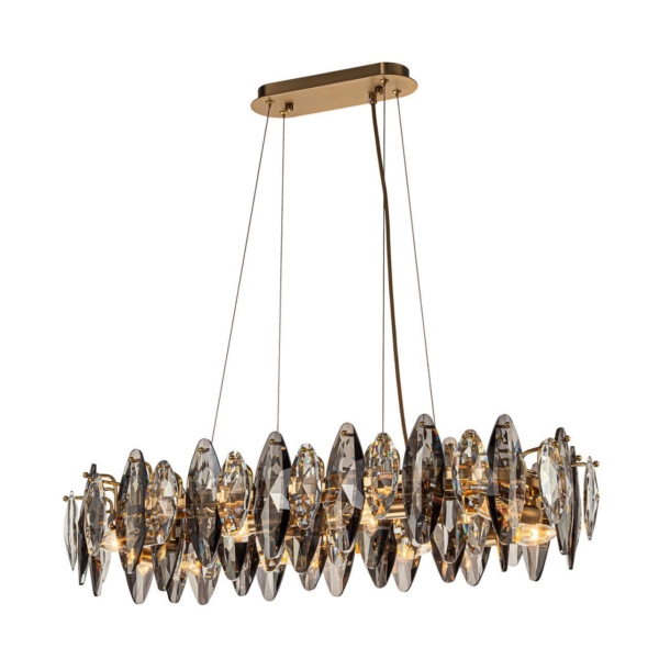 4303-8PC, подвесная люстра, L800xW400xH210/1100, 8xE14x40W, excluded