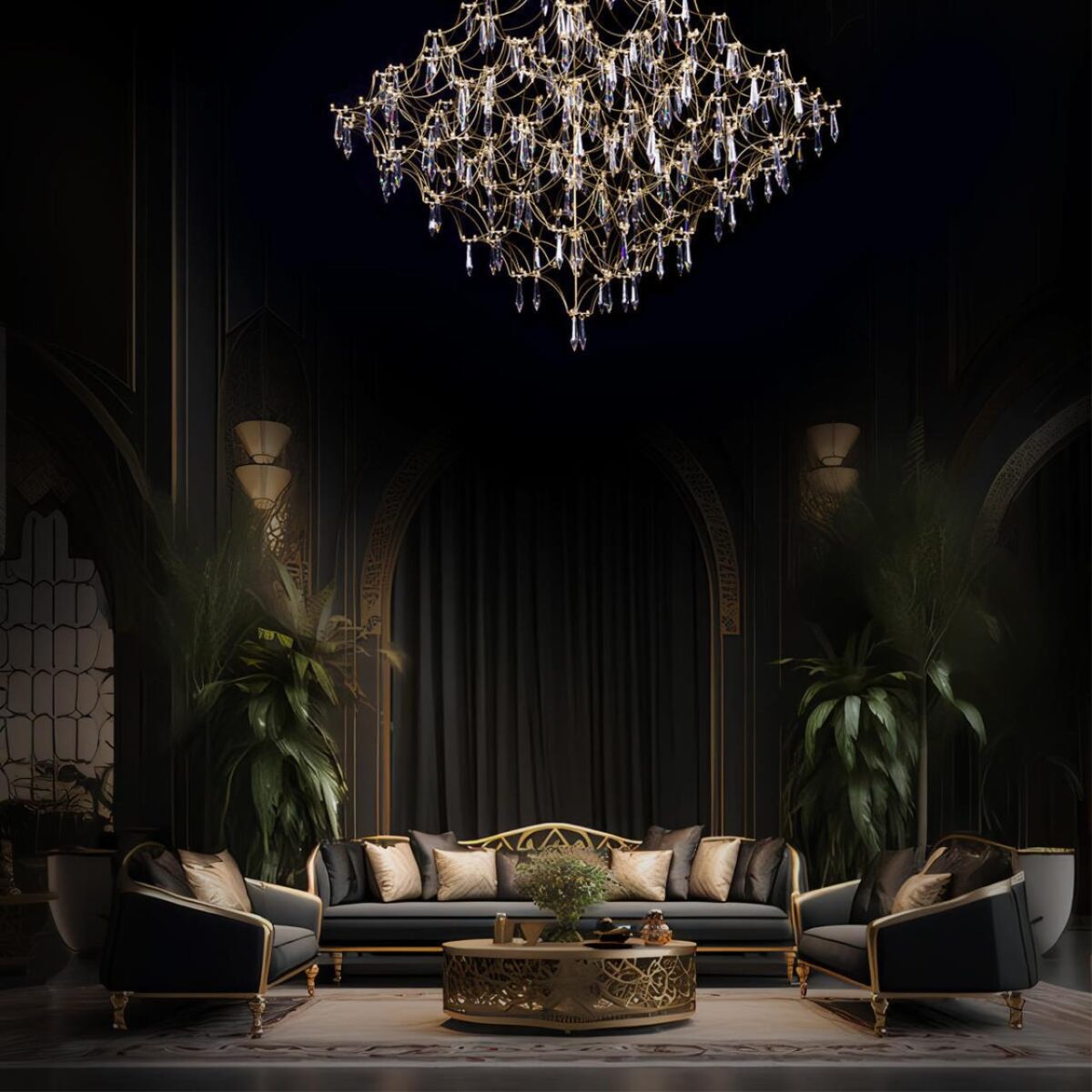 10259/800 Gold Asfour Подвесной светильник LOFT IT Mira — изображение 9