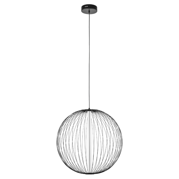 734067 Люстра SOLE 23W LED 1856LM 120G ЧЕРНЫЙ МАТОВЫЙ 3000K