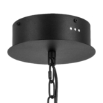 734247 Люстра IRIS 76W LED 3148LM 120G ЧЕРНЫЙ/ЗОЛОТО 3000K — изображение 2