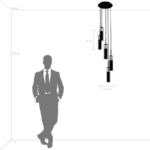 756052 Люстра CILINO 5х40W GU10 GOLD — изображение 6