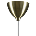 813011 Подвес GLOBO 1х40W E14 electroplating bronze/white — изображение 3