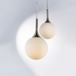 813011 Подвес GLOBO 1х40W E14 electroplating bronze/white — изображение 7