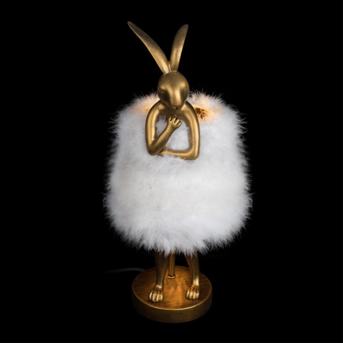 10315/A White fluff Настольная лампа LOFT IT Lapine — изображение 3