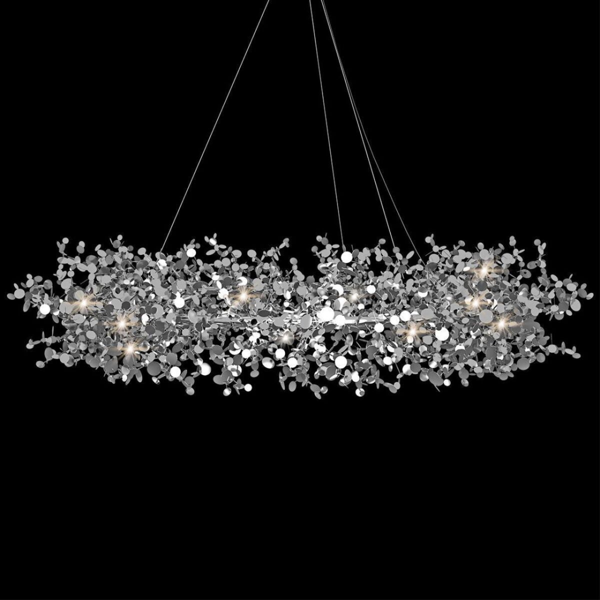 10101/1000 Chrome Подвесная люстра LOFT IT Spark — изображение 4