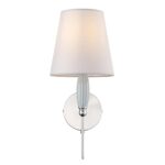 8279/1W CLASSI хром/серый, металл/керамика/текстиль Бра Е14 1*40W 220V KARMEN — изображение 8