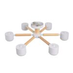 8306/6C COMFI белый, дерево/металл Светильник потолочный GX53 LED 6*7W 220V VUDI — изображение 6