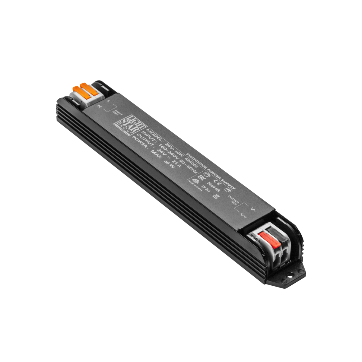 424062 Блок питания 24V для светодиодной ленты LIGHTSTAR 60W 424062 Блок питания 24V для светодиодной ленты LIGHTSTAR 60W — изображение 1