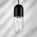 690017 Подвес RAMO 1х40W E27 ЧЕРНЫЙ МАТОВЫЙ/ПРОЗРАЧНЫЙ — изображение 5