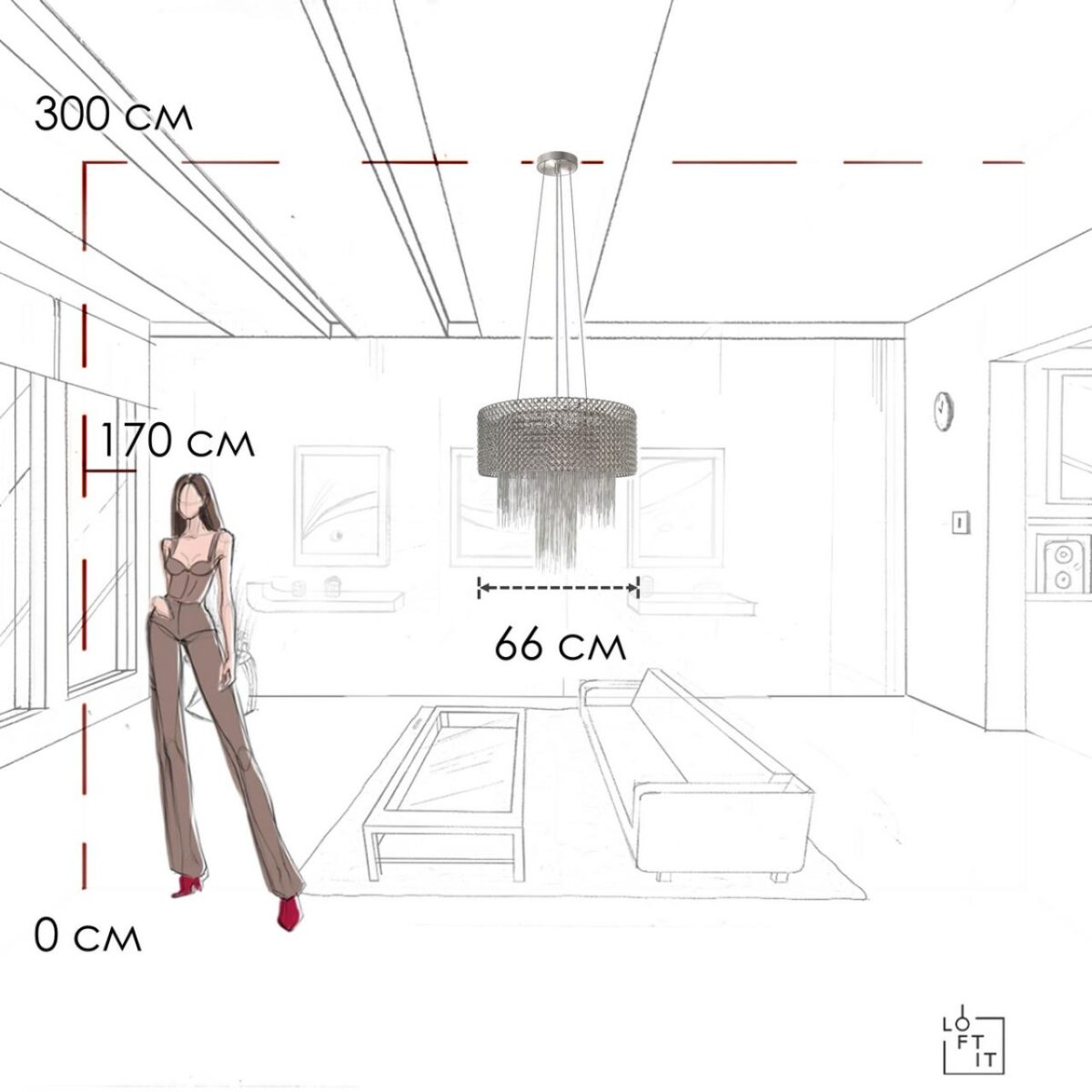 10406/660 Подвесная люстра LOFT IT Opera — изображение 10