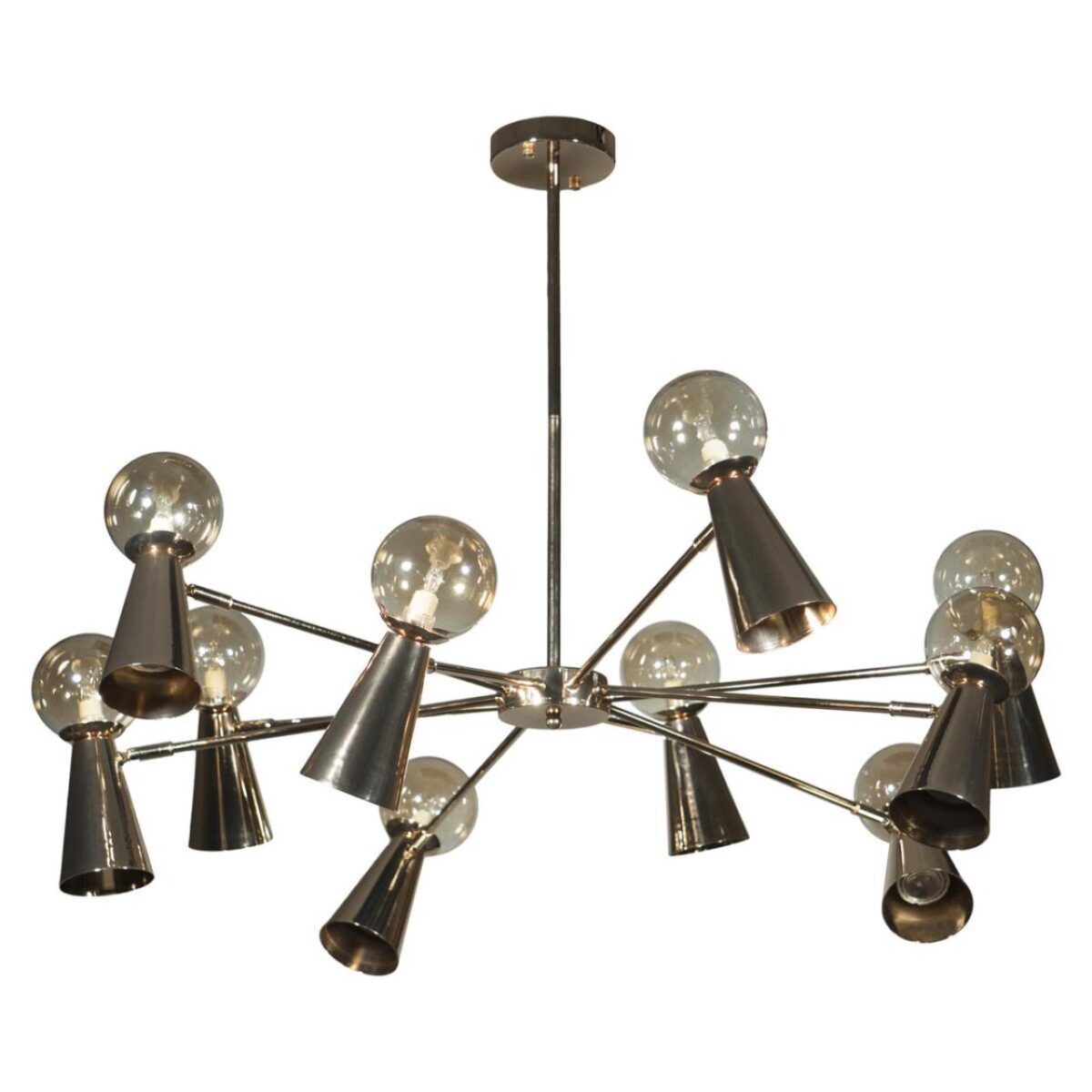 10046/10 Gold Люстра на штанге LOFT IT Halley — изображение 1