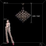 10259/1200 Gold Asfour Подвесной светильник LOFT IT Mira — изображение 10